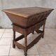 Provençal kneading trough in walnut from the 18th century.