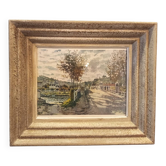 Framed Reproduction after Claude Monet – “Riverside Landscape”