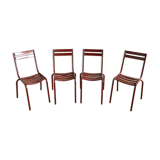 Series of 4 Fermob chairs