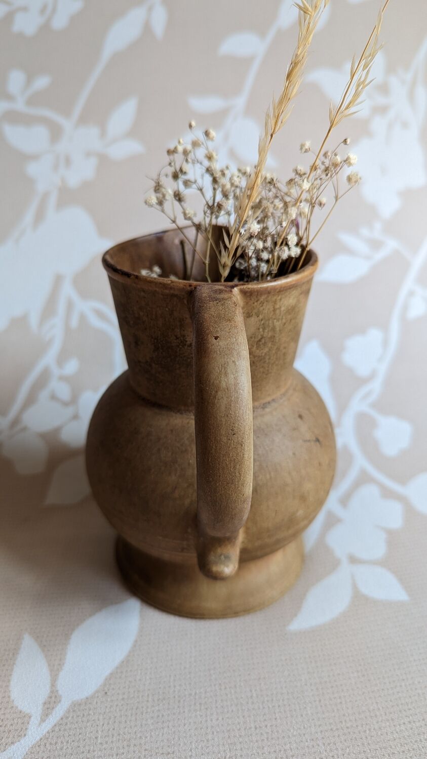 Vintage stoneware pitcher