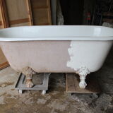 Old cast iron bathtub