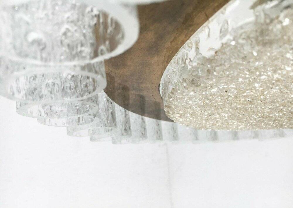 Large German chandelier from the mid-century by Doria Leuchten, 1960s.