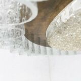 Large German chandelier from the mid-century by Doria Leuchten, 1960s.