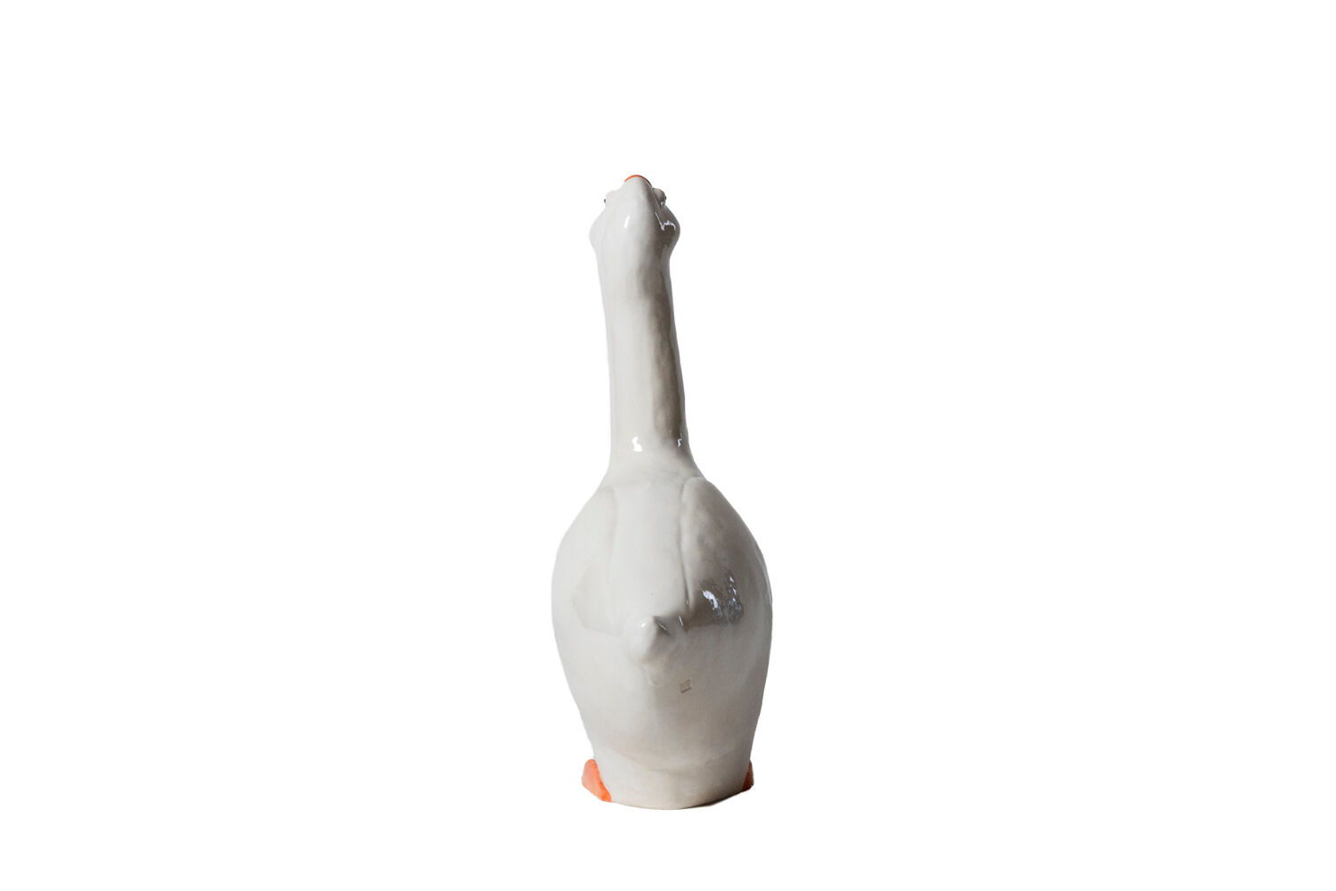 Oie en grès émaillé, Valérie Courtet, travail contemporain