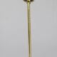 Art Deco brass chandelier with opaline glass, Czechoslovakia, 1930s