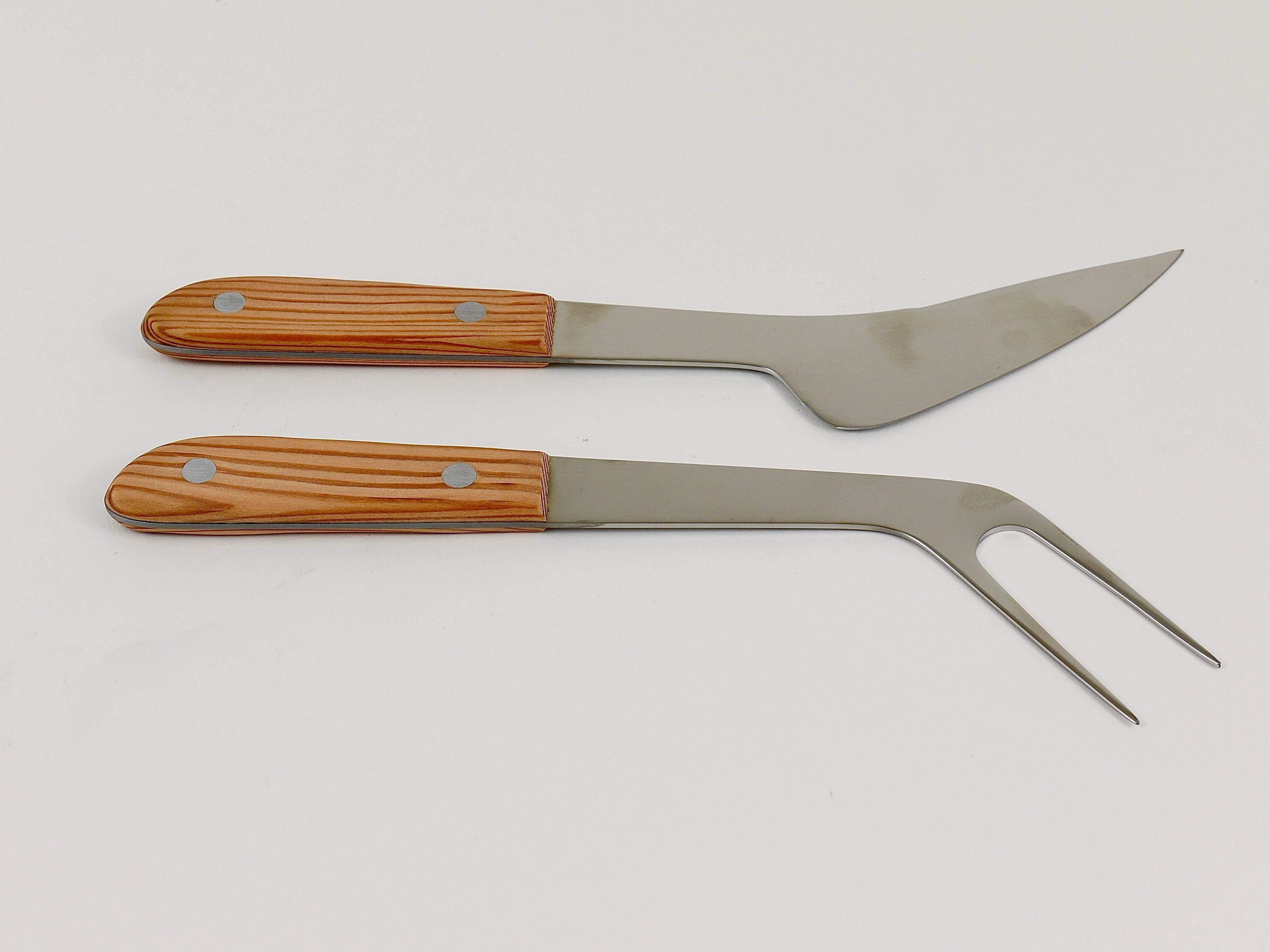 Mid-Century Sculpture Set 5009, Knife and Fork by Amboss Austria, 1960s