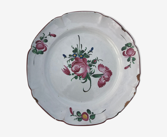 Assiette creuse XIXe siècle