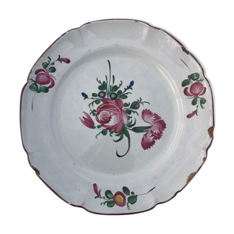 Assiette creuse XIXe siècle