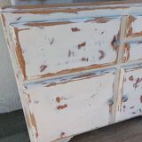 Mado chippy paint white sideboard