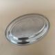 Vintage stainless steel serving tray: