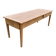 Grande table de ferme rénovée