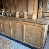 Large antique sideboard with 12 drawers