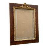 Large old wood and gilded frame
