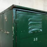 Ancien vestiaire industriel métallique Gantois à 1 porte 1930