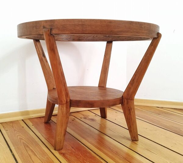 Table basse attribuée à K. Kozelka pour Interier Praha, Ancienne Tchécoslovaquie, années 1930