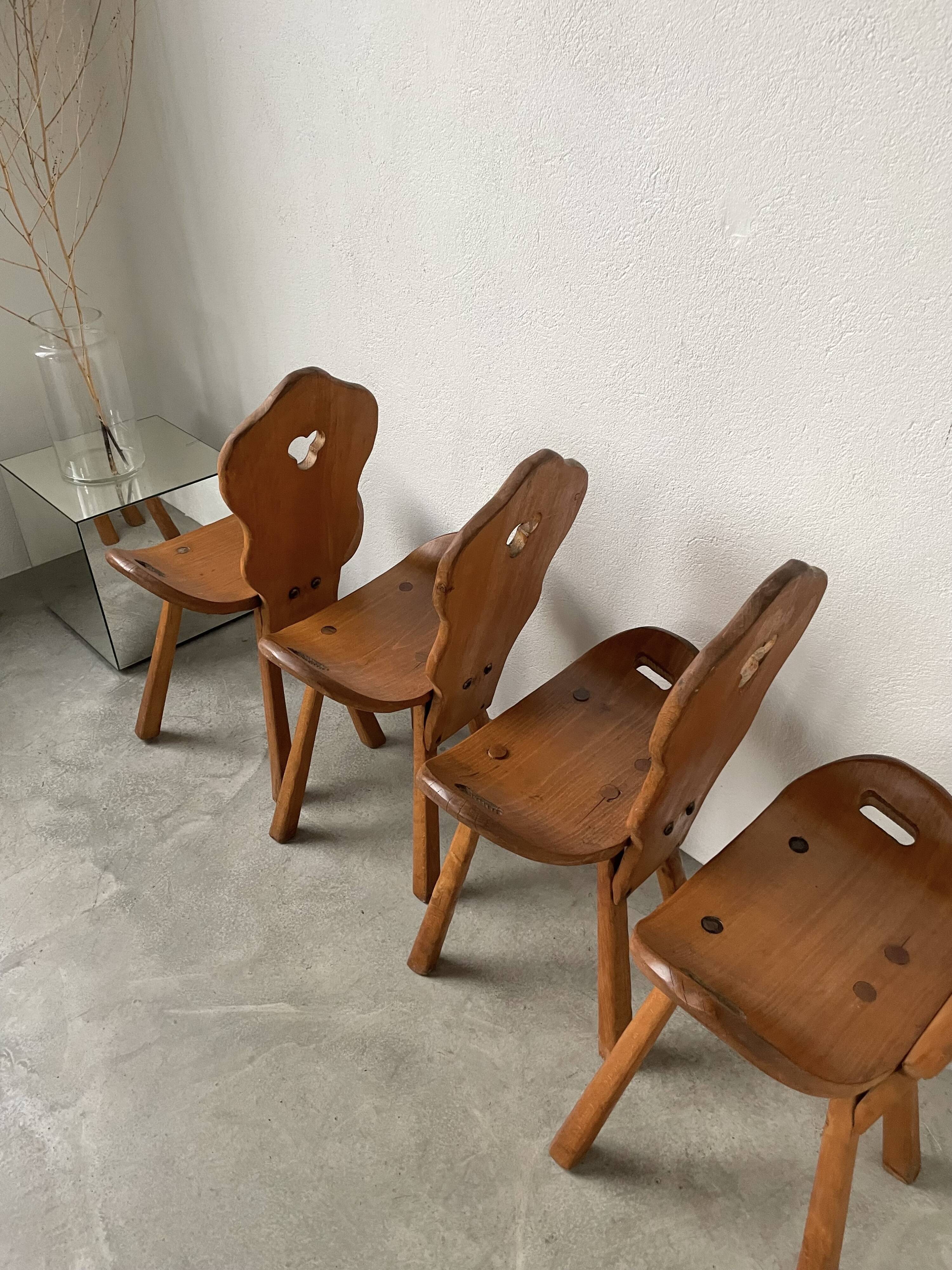 Oak mountain chalet chairs