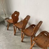 Oak mountain chalet chairs