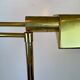 Articulated French library reading floor lamp made in brass, by Boulanger from 1980’s.  Height adjus
