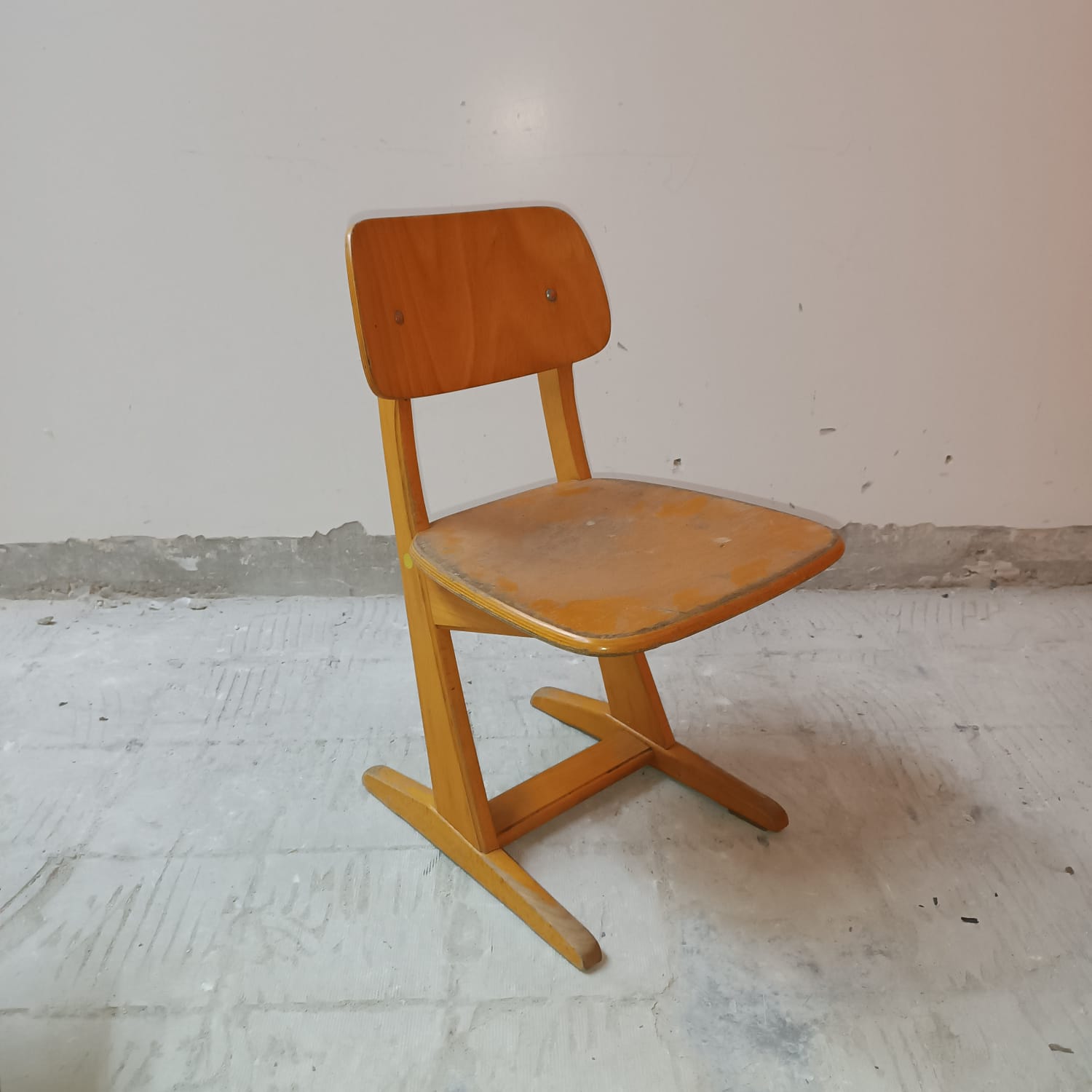 Chaise d'ecole vintage Casala