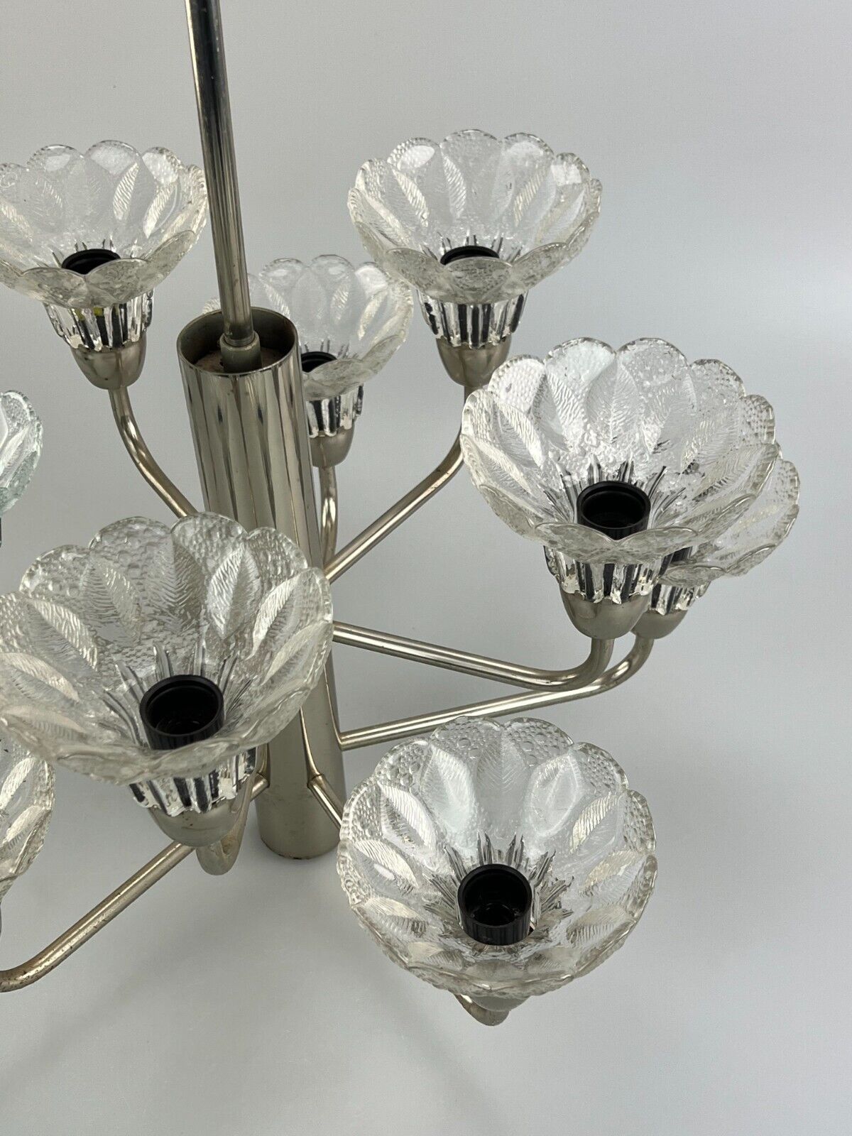 60s 70s chandelier glass space age design