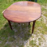 Table 6 pieds ancienne avec rallonge