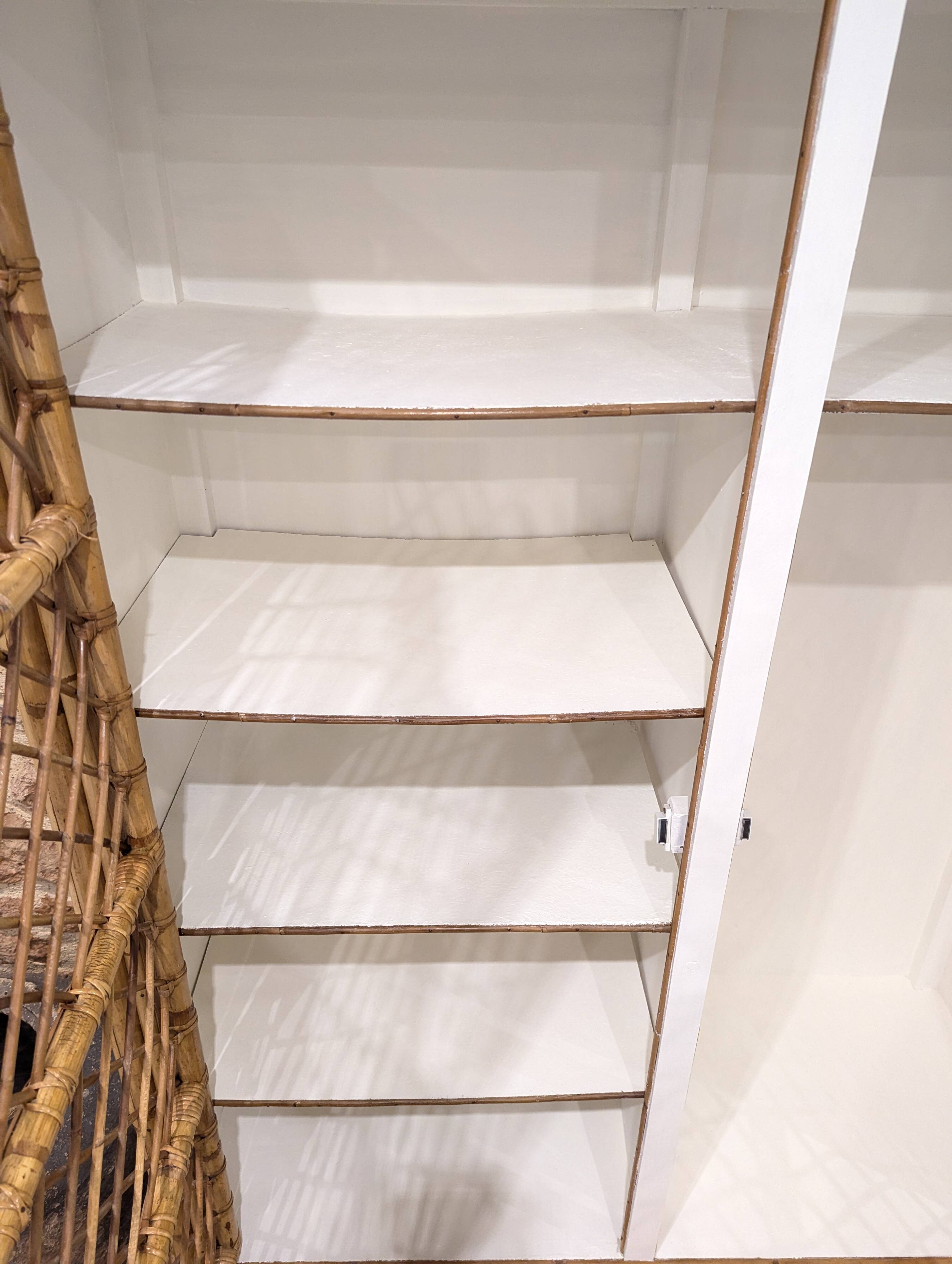 Rattan wardrobe
