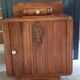 Art deco bedside in solid wood