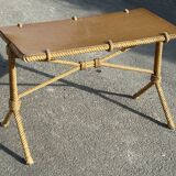 Table basse en corde design vintage années 60