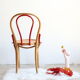Chaise bistrot en bois courbé