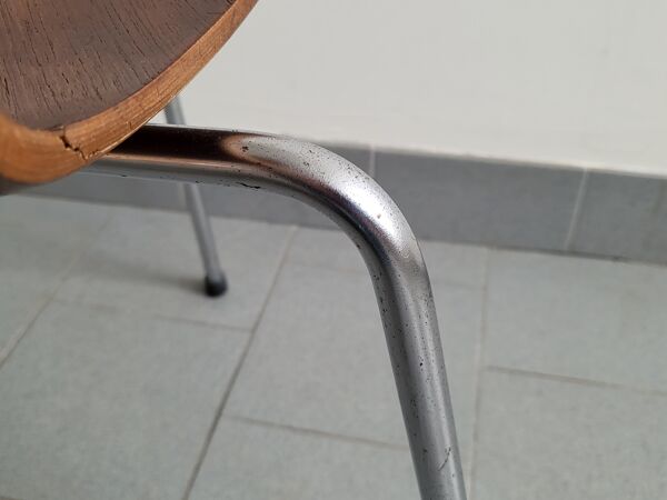 Chaise 3107 de Arne Jacobsen pour Fritez Hansen édition ancienne