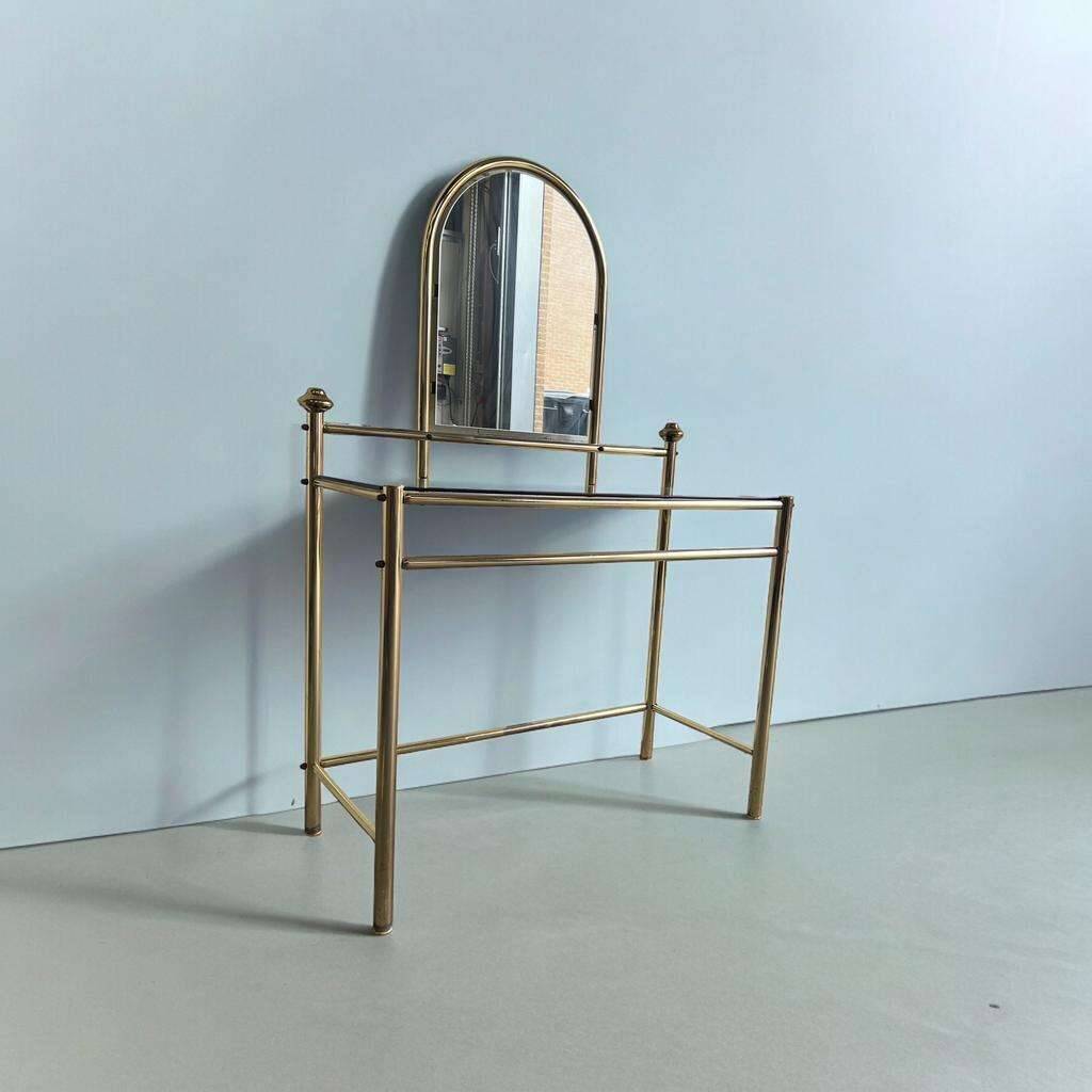 Vanité vintage « dorée » composent des meubles / table console