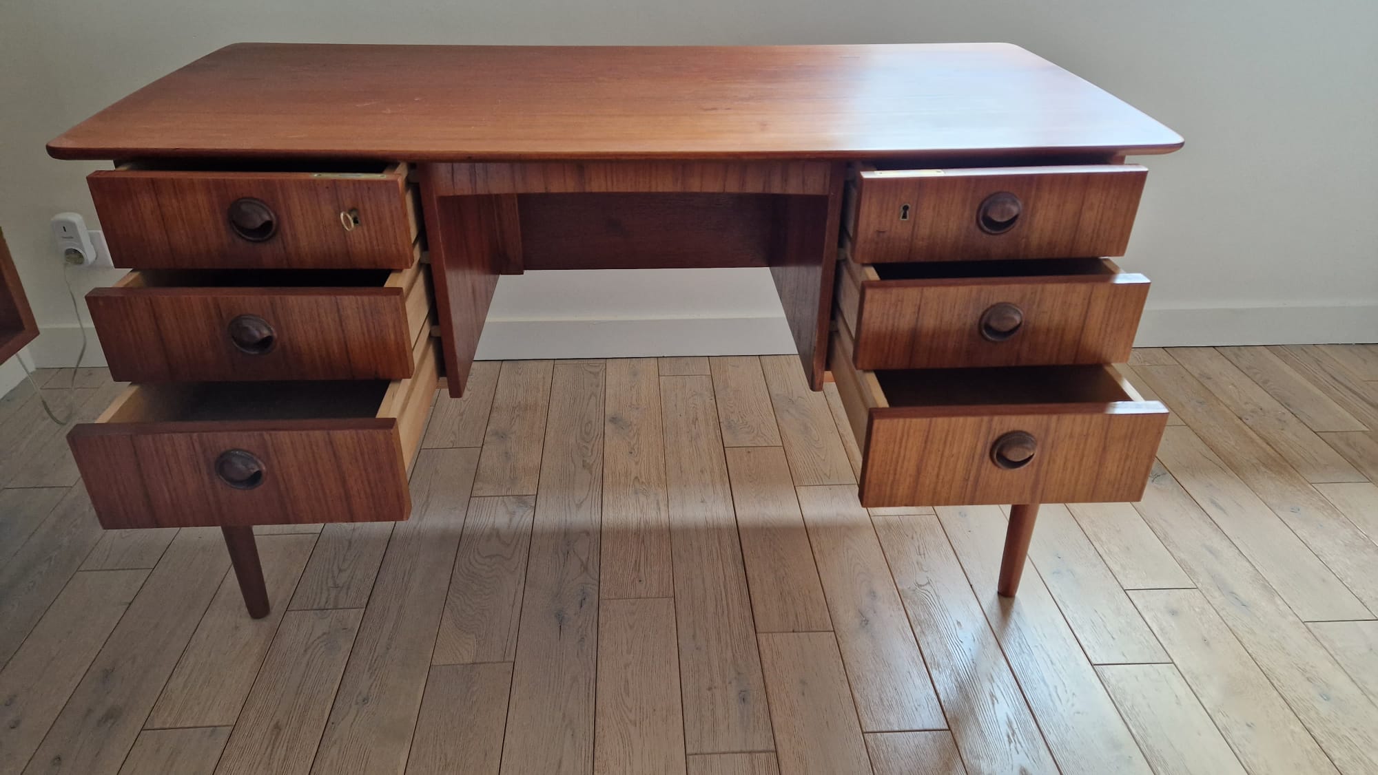 Danish teak desk