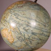 Terrestrial globe by J. Forest from the early 20th century