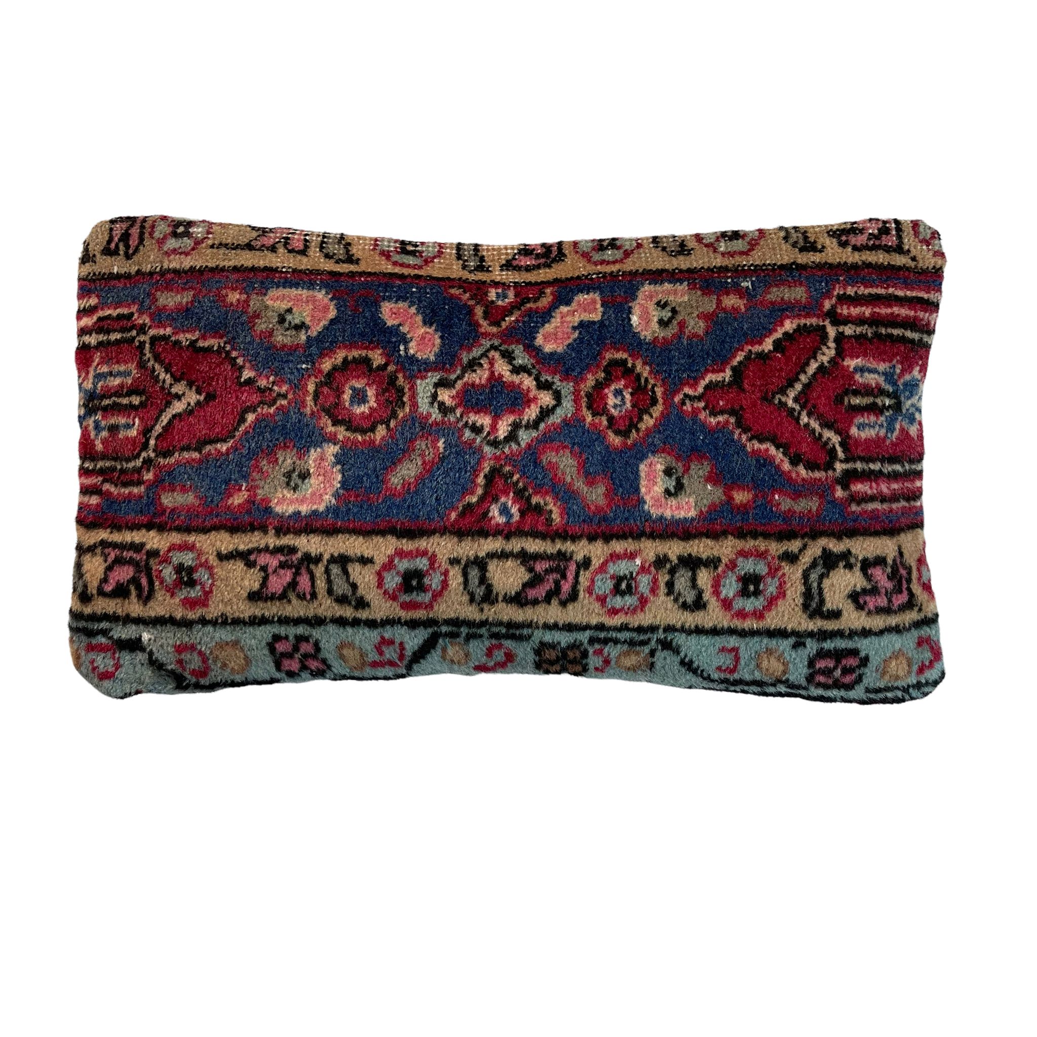 Housse de coussin de tapis turc vintage 30 x 50 cm