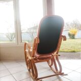 Rockingchair wood and leather