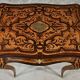 Rosewood and mahogany work table, Louis XV style, Napoleonic era