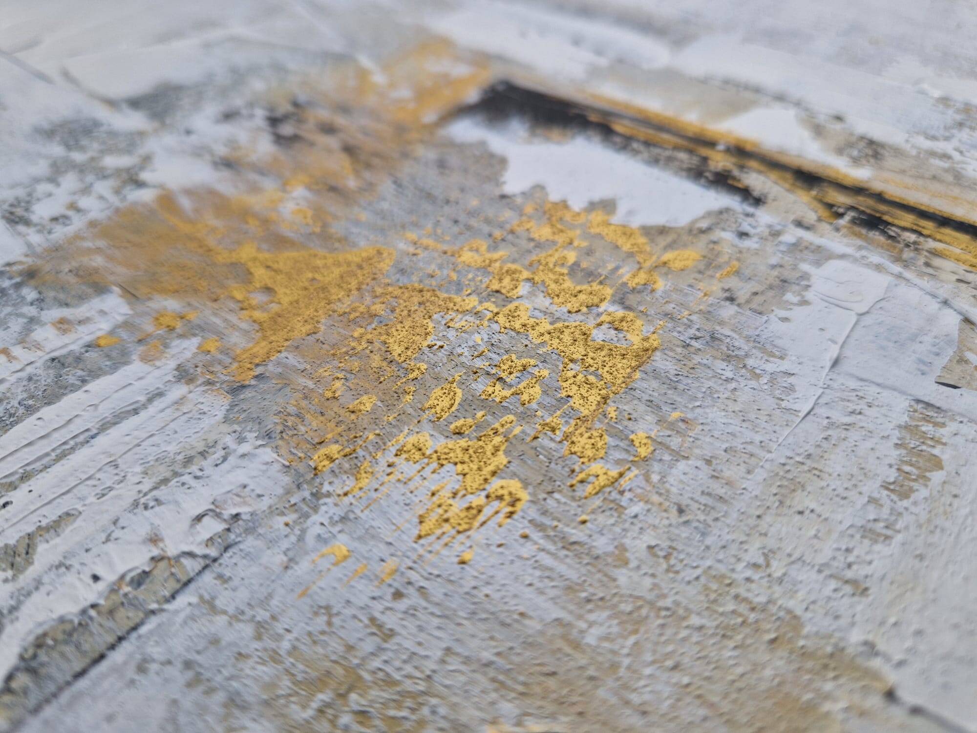 Abstract painting table