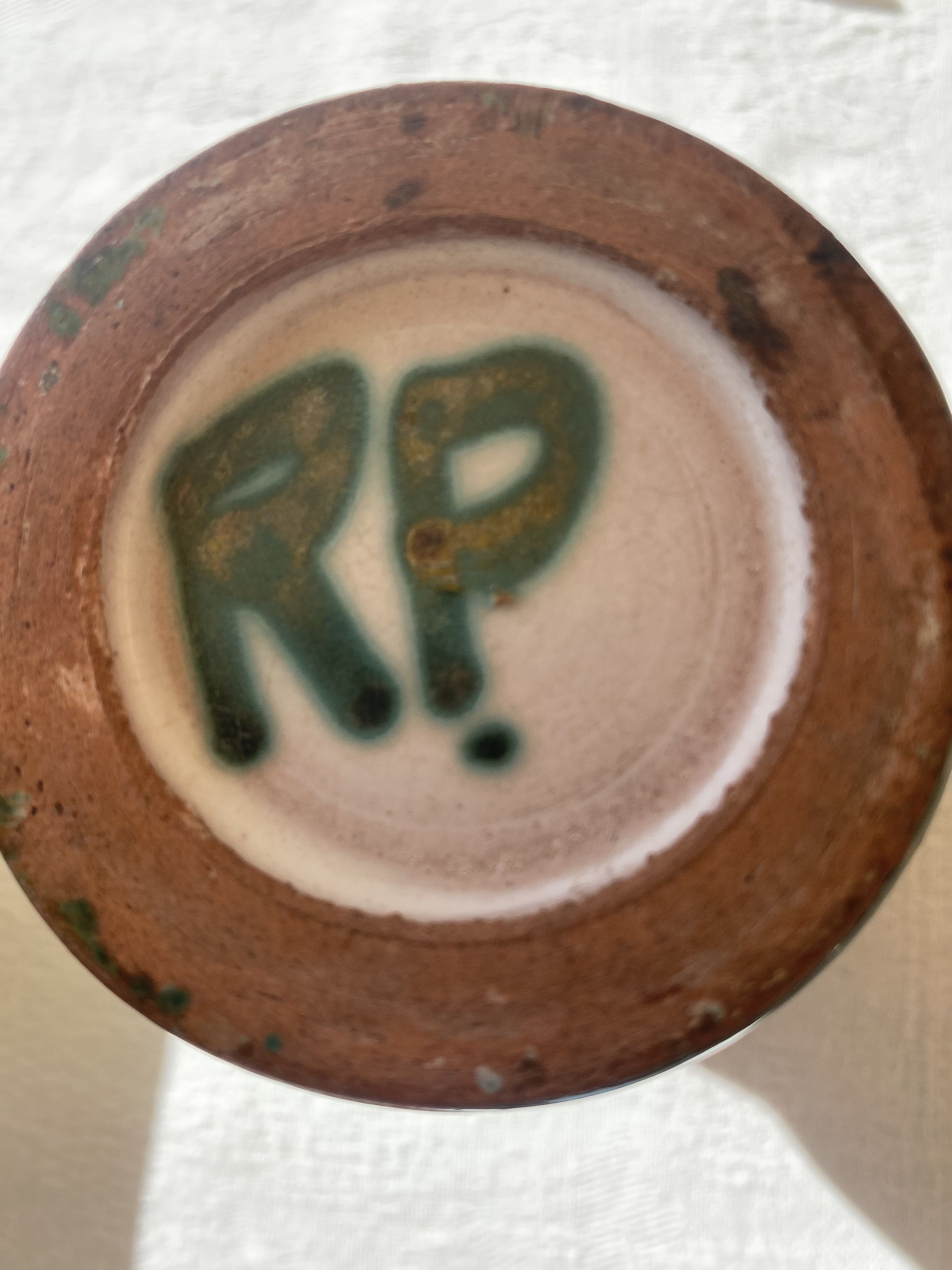 Vallauris pitcher signed Robert Picault