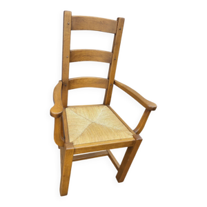 Chaise style campagnard - massif