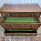 Victorian English commode from the 19th century in mahogany.