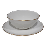 Fürstenberg cream porcelain saucière with golden edging