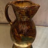 Pitcher in La Borne stoneware signed Lucien Talbot