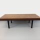 Vintage rectangular coffee table by Dieter Wackerlin in wood mosaic.