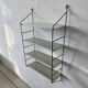 Vintage metal wall shelf/shelf/coatrack