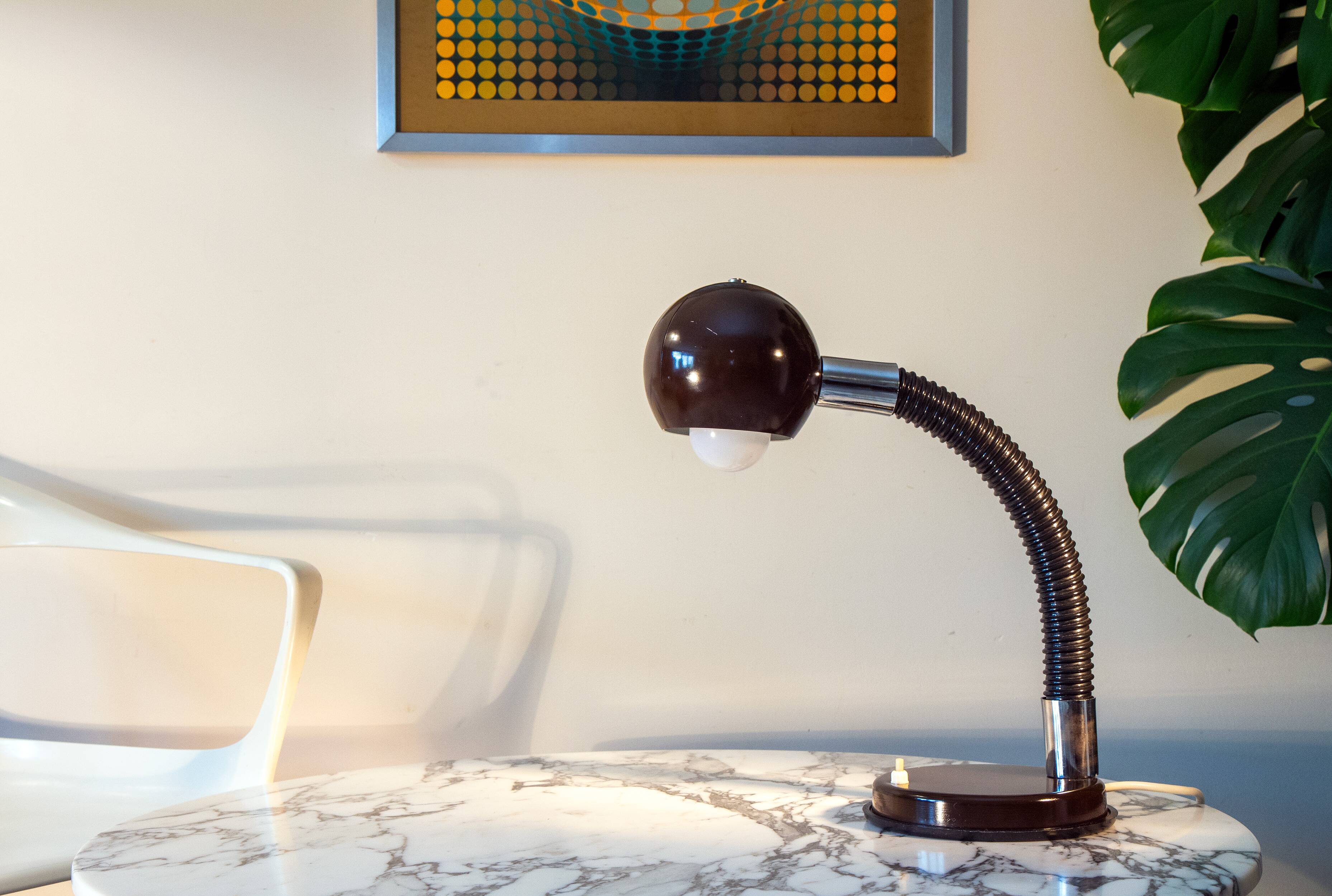 Flexible lamp eye ball space age 70
