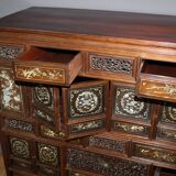 Indochinese Cabinet with Mother-of-Pearl Inlay, late 19th century