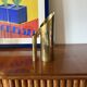 Hollywood regency brass jug / vase, Kaleb Italy 1970s