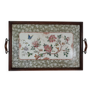 Ancien plateau de service - bois