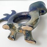 Pair of vintage zoomorphic vases
