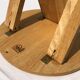 Stool folding design Suzy Adrian Reed edition artifact France vintage 80